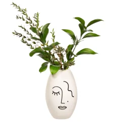 Sale Sass and Belle Abstract Face White Large Vase