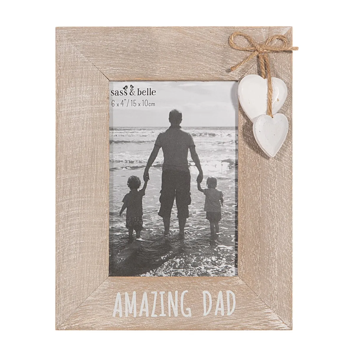 Sass and Belle Amazing Dad Heart Frame
