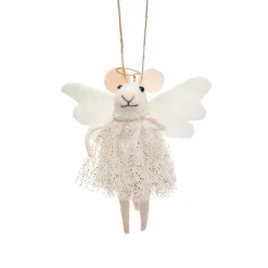 Hot Sass and Belle Angel Mouse Hanging Decoration