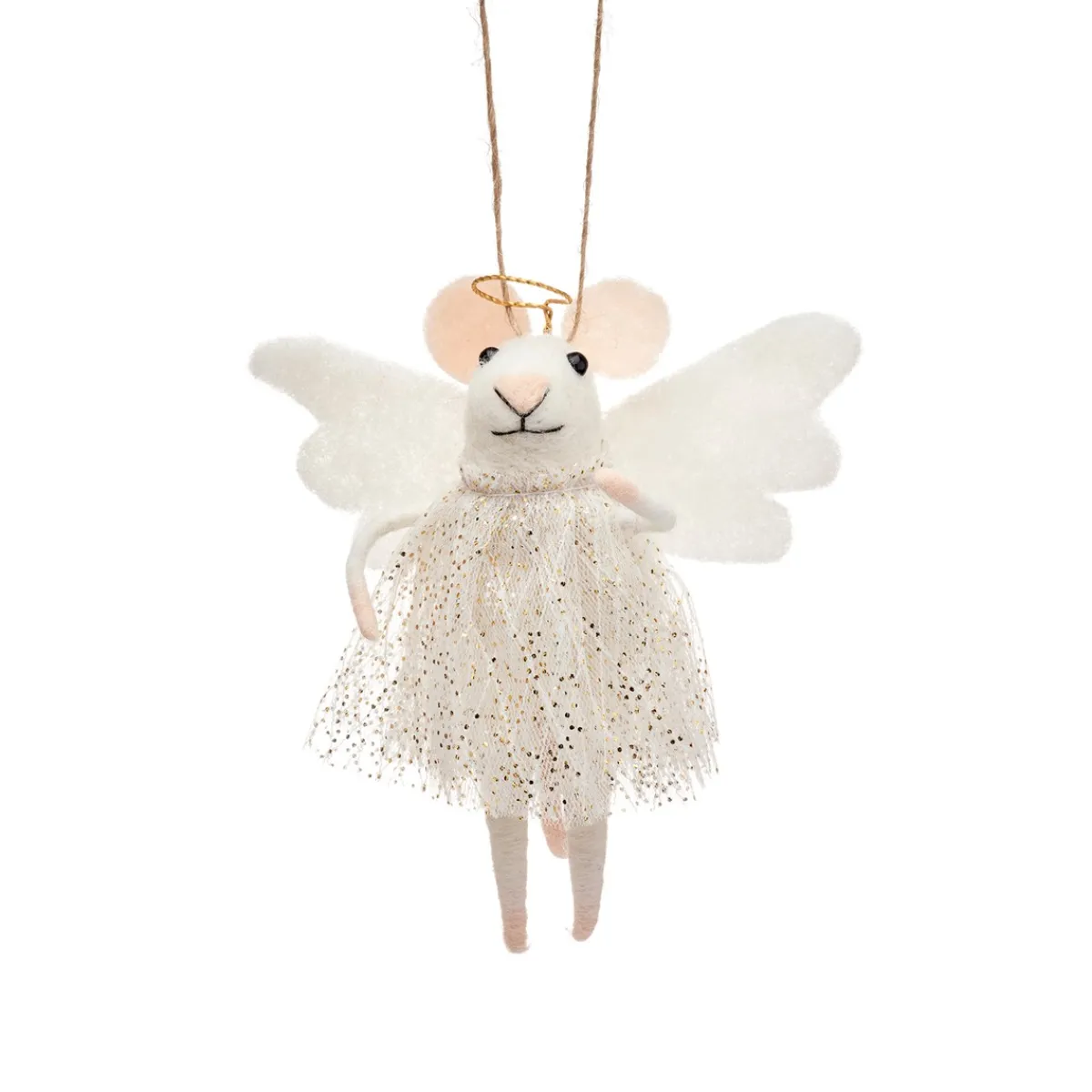 Hot Sass and Belle Angel Mouse Hanging Decoration