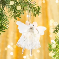 Hot Sass and Belle Angel Mouse Hanging Decoration