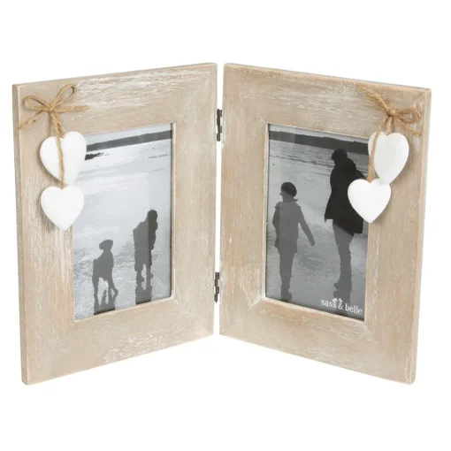 Online Sass and Belle Ashley Farmhouse Double Standing Photo Frame