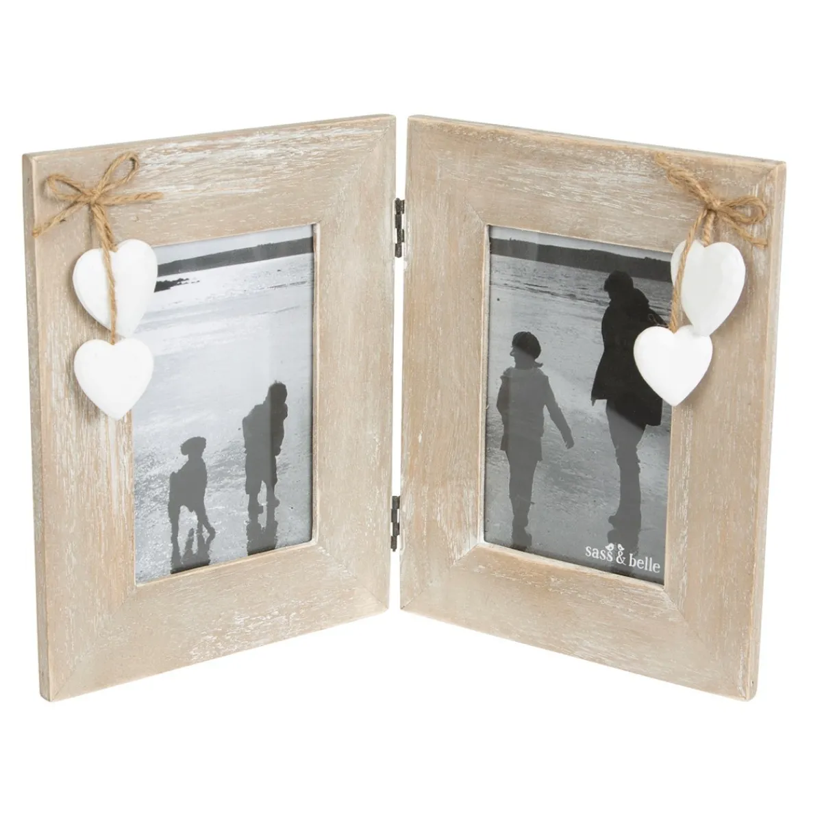 Online Sass and Belle Ashley Farmhouse Double Standing Photo Frame