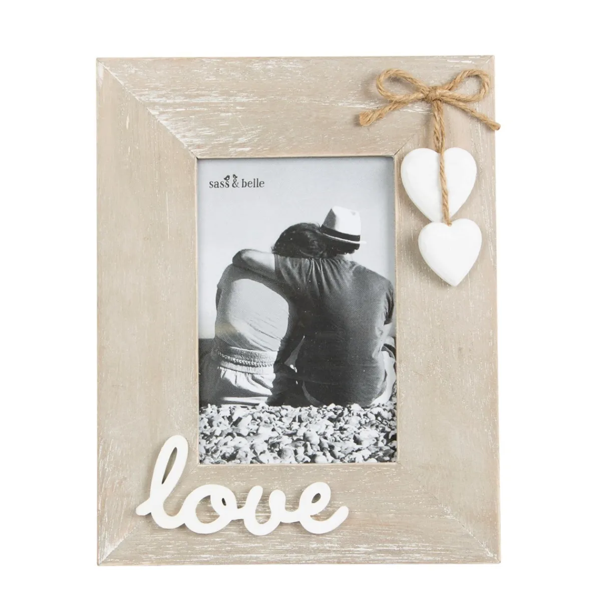 Outlet Sass and Belle Ashley Farmhouse Love Standing Photo Frame