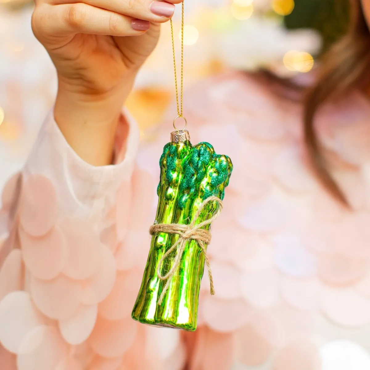 Hot Sass and Belle Asparagus Shaped Bauble