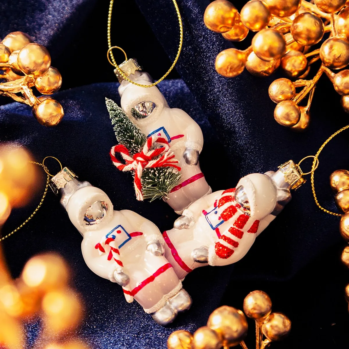 New Sass and Belle Astronaut Baubles - Set of 3