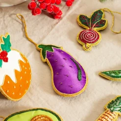 New Sass and Belle Aubergine Zari Decoration