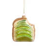 Hot Sass and Belle Avocado Toast Shaped Bauble