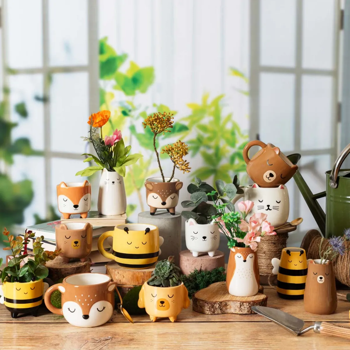 New Sass and Belle Bear Vase