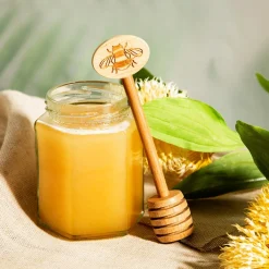 Hot Sass and Belle Bee Bamboo Honey Spoon