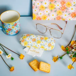 Clearance Sass and Belle Blue Daisy Glasses Case