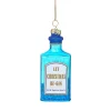 Outlet Sass and Belle Blue Gin Bottle Shaped Bauble