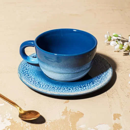 Sale Sass and Belle Blue Mojave Tea Cup & Saucer Set