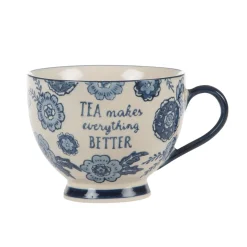 Online Sass and Belle Blue Willow Floral Mug