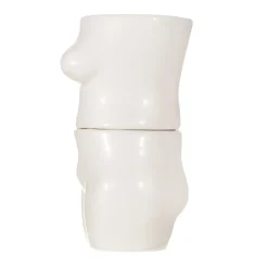 Outlet Sass and Belle Body Stacking Mugs White - Set of 2