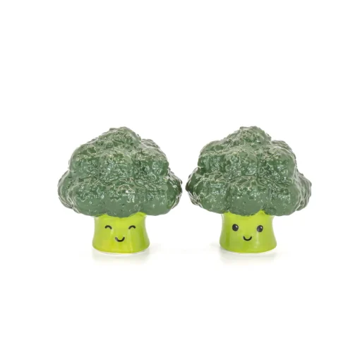 Outlet Sass and Belle Broccoli Salt & Pepper Shakers