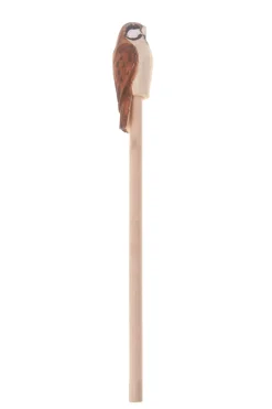 Discount Sass and Belle Brown Wooden British Bird Pencil