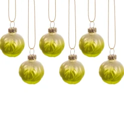 New Sass and Belle Brussels Sprouts Baubles - Set of 6