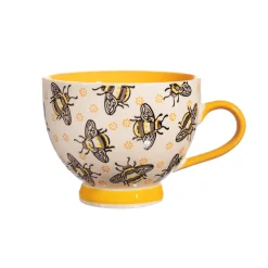 Sale Sass and Belle Busy Bees Stamped Yellow Mug