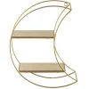 New Sass and Belle Celestial Moon Golden Shelf
