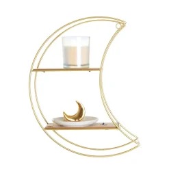 New Sass and Belle Celestial Moon Golden Shelf