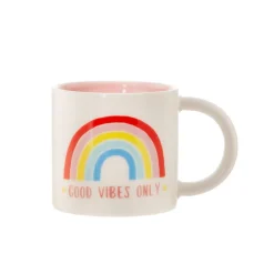 Sass and Belle Chasing Rainbows Good Vibes Only Mug