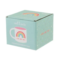 Sass and Belle Chasing Rainbows Good Vibes Only Mug