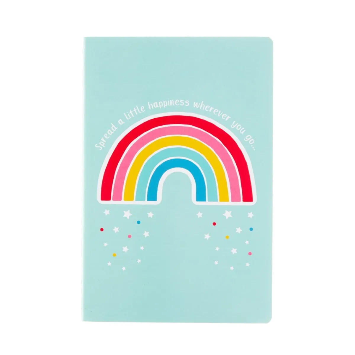 Sass and Belle Chasing Rainbows Spread Happiness A5 Notebook