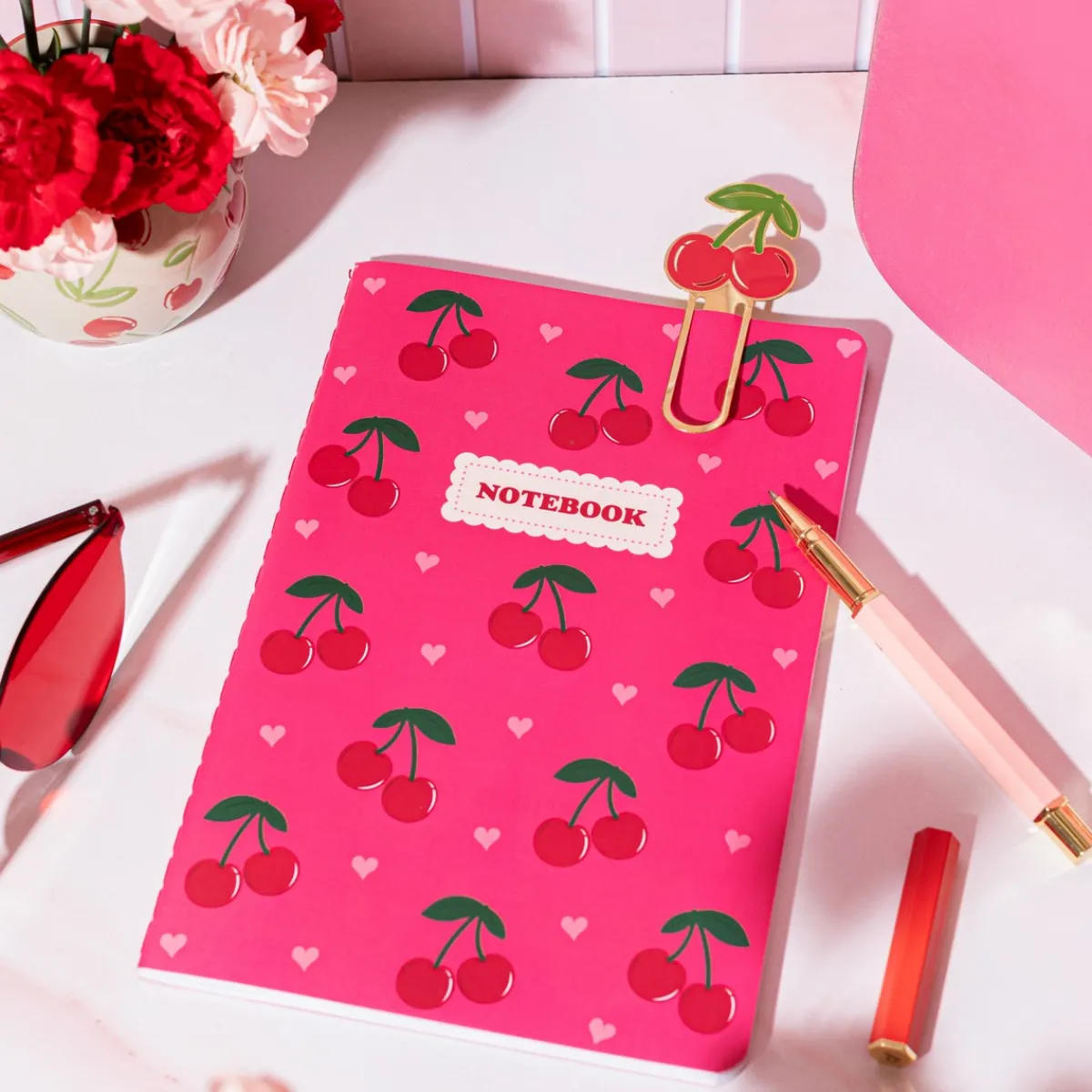 Sale Sass and Belle Cherry A5 Notebook