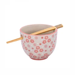Outlet Sass and Belle Cherry Blossom Noodle Bowl - With Chopsticks