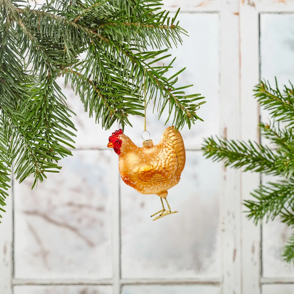 Best Sass and Belle Chicken Shaped Bauble