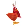 Outlet Sass and Belle Chicken with Woolly Hat Hanging Decoration