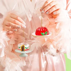 Sass and Belle Christmas Cake Shaped Bauble