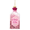 Sass and Belle Christmas Cheer Pink Gin Shaped Bauble