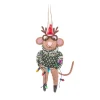 Sale Sass and Belle Christmas Party Mouse Felt Decoration