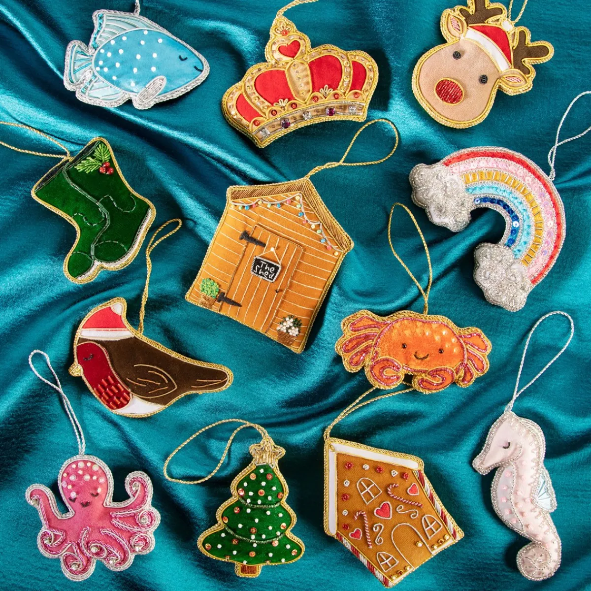 Sale Sass and Belle Christmas Tree Zari Decoration