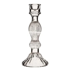 Outlet Sass and Belle Clear Vintage Candleholder