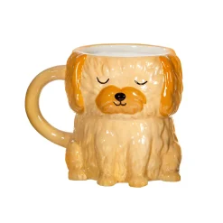 Hot Sass and Belle Cockapoo Shaped Mug