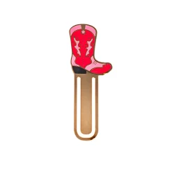 Sass and Belle Cowboy Boot Metal Bookmark