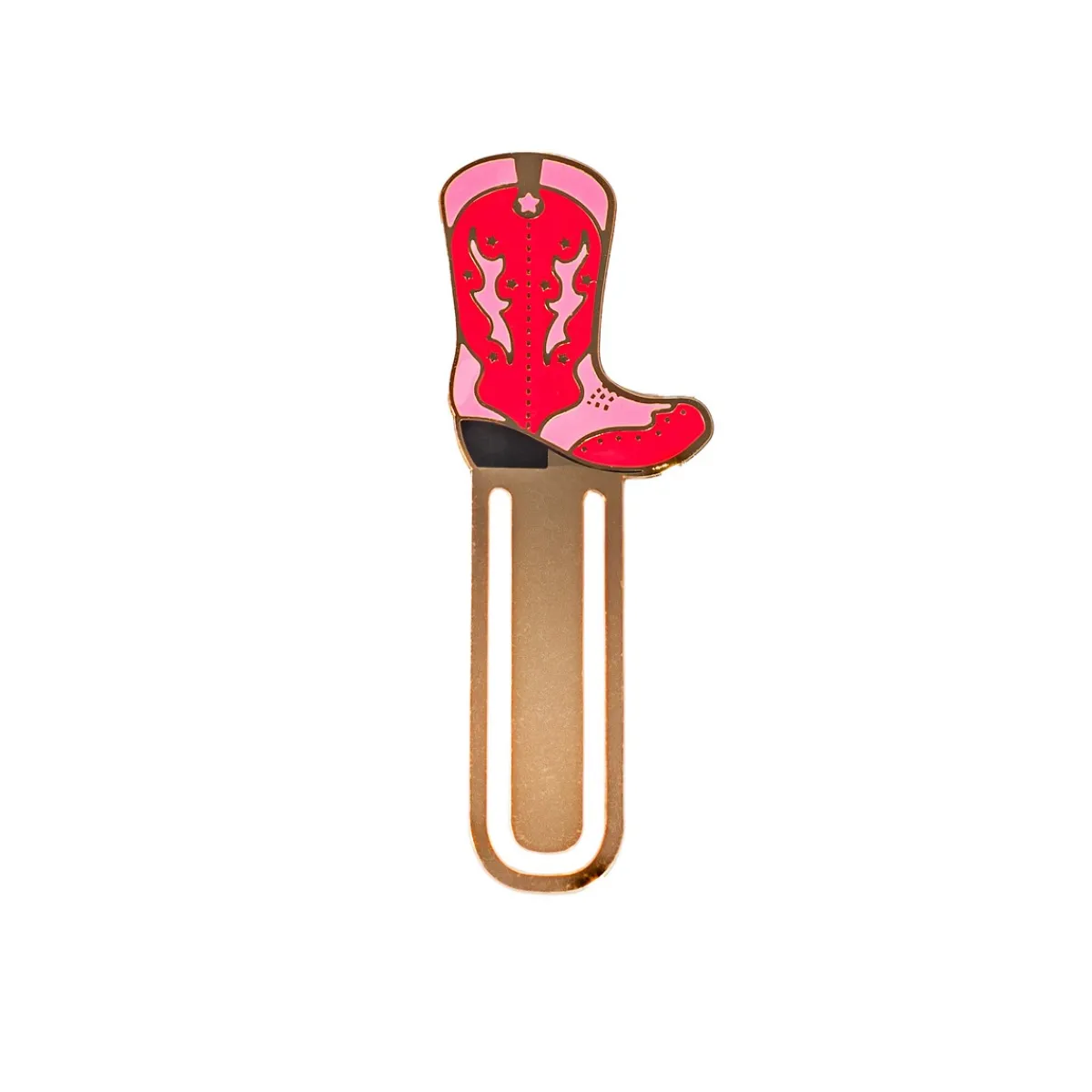 Sass and Belle Cowboy Boot Metal Bookmark