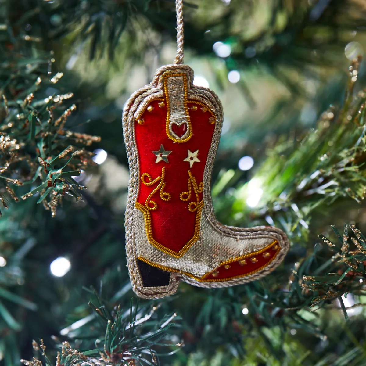 Outlet Sass and Belle Cowboy Boot Zari Decoration