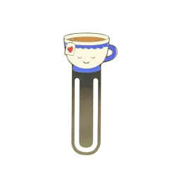 Sale Sass and Belle Cup of Tea Metal Bookmark