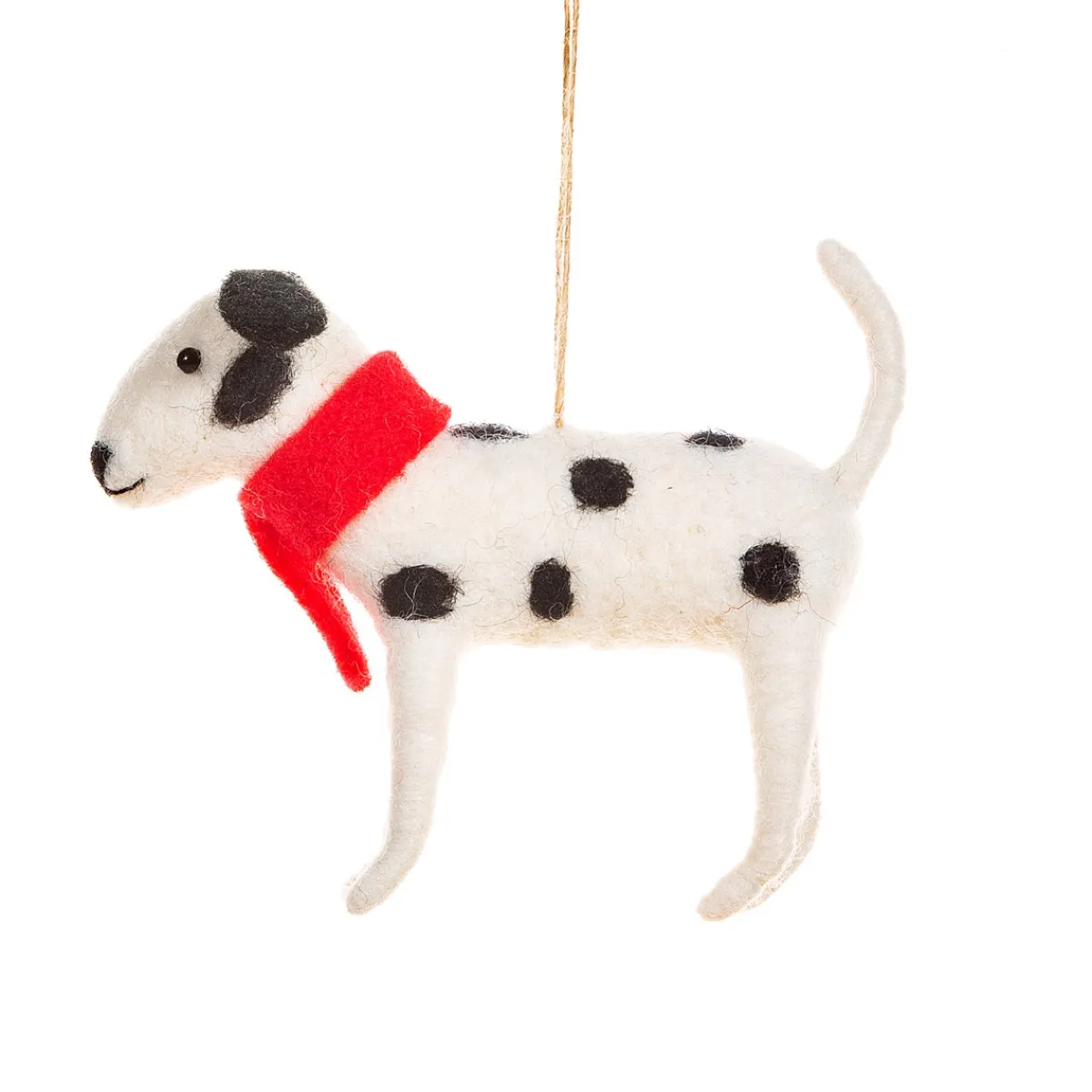 Sale Sass and Belle Dalmatian in Scarf Hanging Decoration
