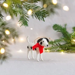 Sale Sass and Belle Dalmatian in Scarf Hanging Decoration