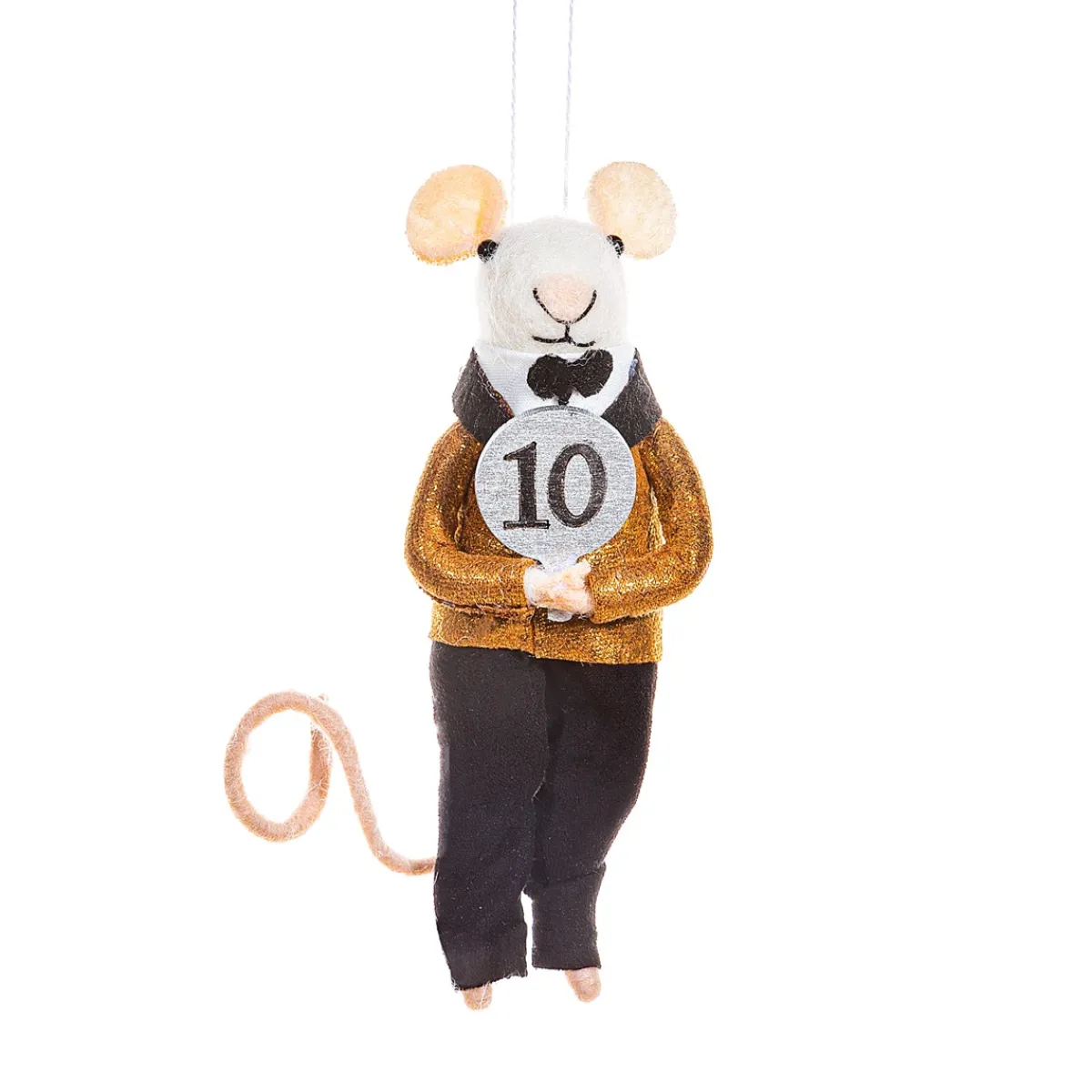 New Sass and Belle Dancing Judge Mouse Hanging Decoration