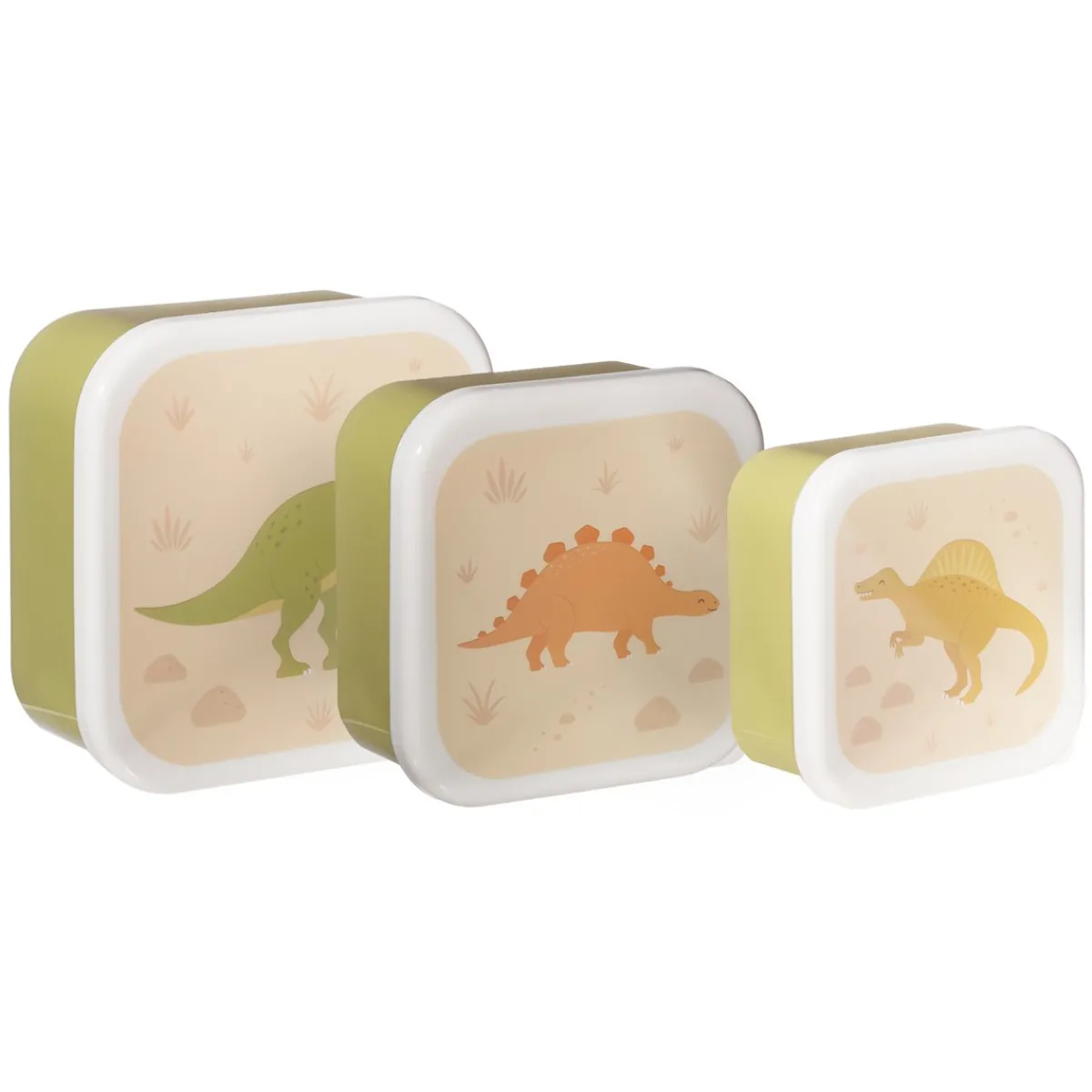 Outlet Sass and Belle Desert Dino Lunch Boxes - Set of 3