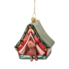 Clearance Sass and Belle Dog in a Tent Shaped Bauble