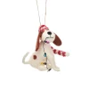 Sass and Belle Dog with Fairy Lights Felt Decoration