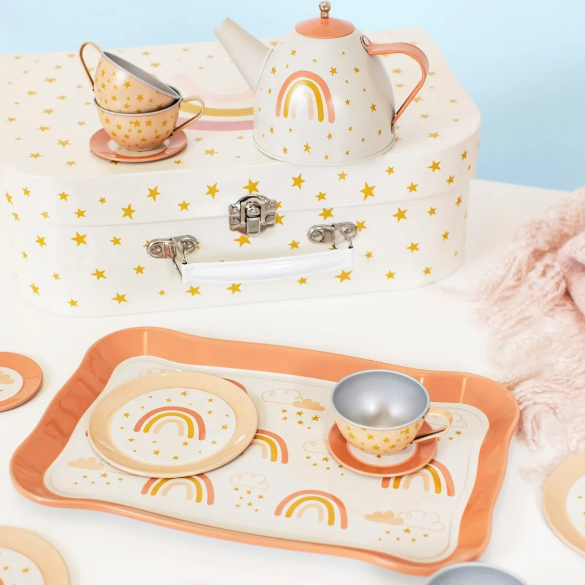 Discount Sass and Belle Earth Rainbow Kids' Tea set