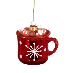 Best Sass and Belle Enamel Hot Chocolate Mug Shaped Bauble